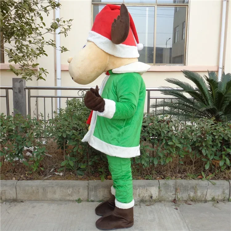 Christmas Funny Deer Mascot Costume Adult Halloween Chrismas Birthday Party Cartoon Apparel Cosplay Mascot