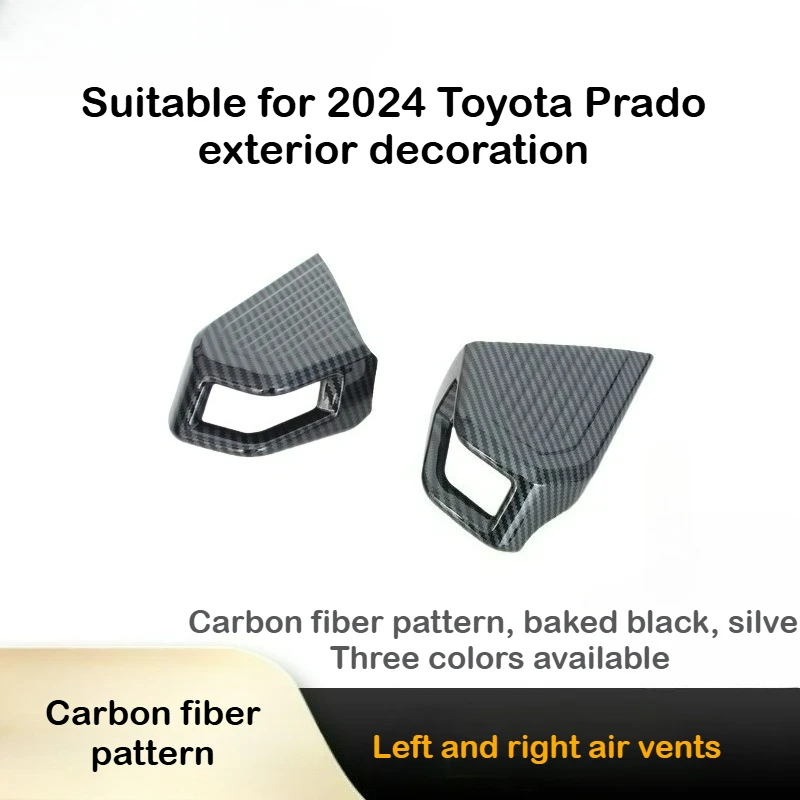 

For 2024 Toyota Prado Front Side Air Vent Central Control Air Vent Left and Right Air Vent Interior Decoration Modification