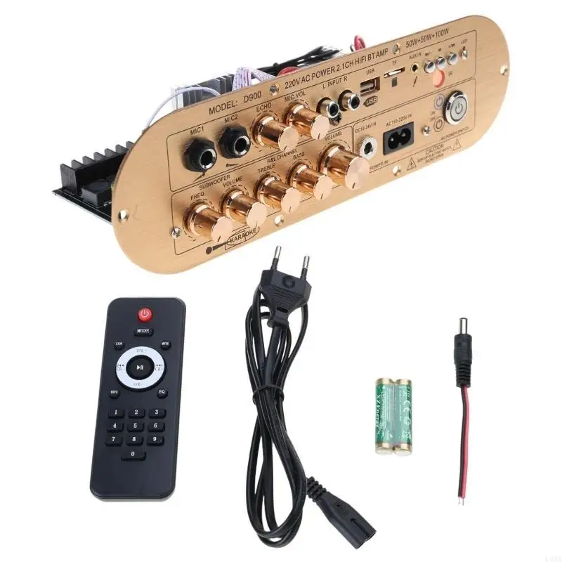 

L4MA Portable Sound Amplifier Board BLE5.0 Adjustable Bass Treble D900