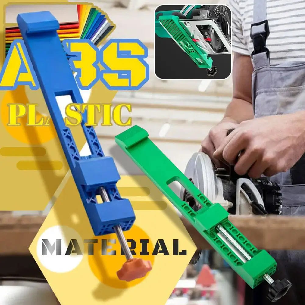 Adjustable Cutting Machine Base Guide, New Electric Circular Saw Milling Positioning Clamp,Precision Wood Cutting Guide Tool