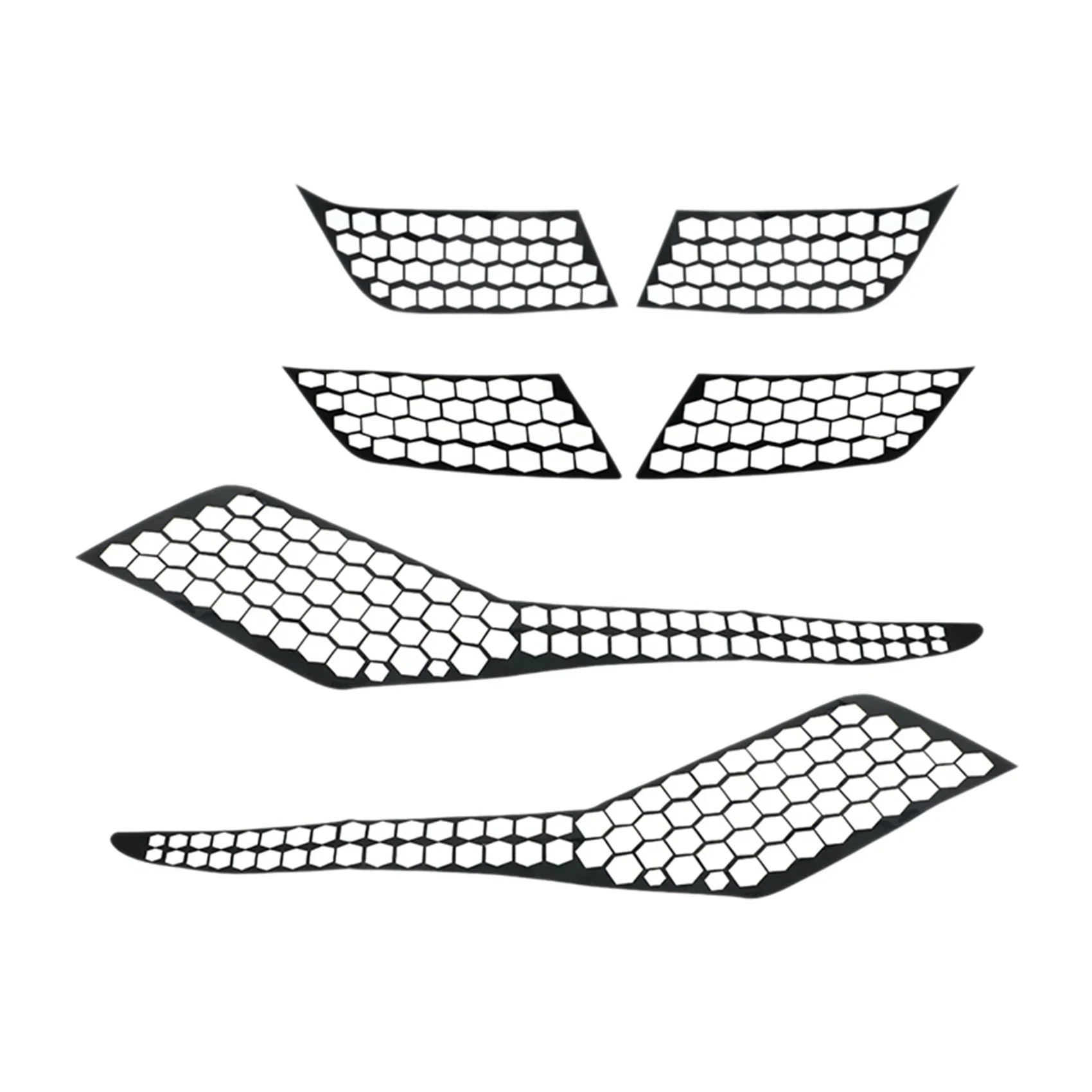 Pop For Peugeot 3008 3008GT 2017 2018 2019 Car Rear Tail Light Lamp Cover Honeycomb Stickers Protector Taillight Decoration Deca