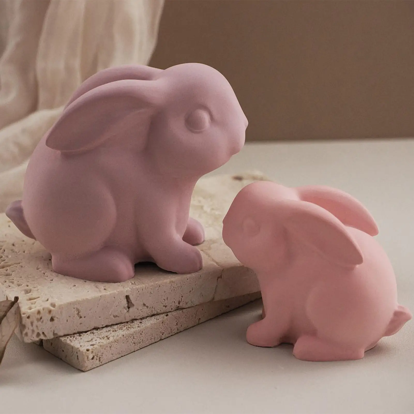 

Силиконовые формы для поделок 3D Пасхальный кролик в форме антипригарного 3D силиконового кролика для воска, цементной глины, мыла, подсвечника, пластыря