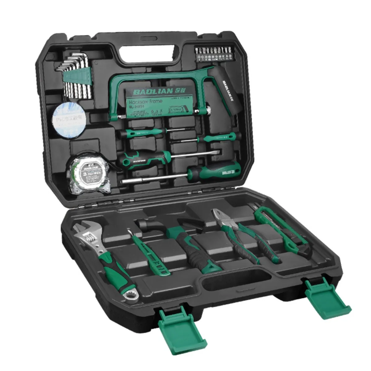 9/21/31pcs Tools Set General House hold Hand Tool Kit Box with Plastic Toolbox Storage Case Used to Car repair And home Repair