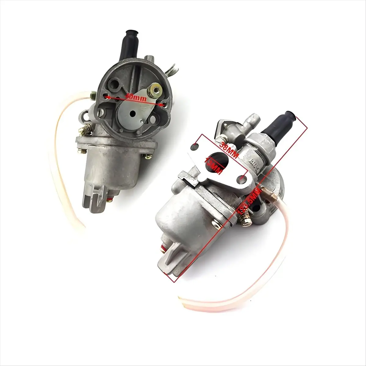 Compatible 42MM Air Filter+Carburetor Kit for 2 Stroke 47Cc 49Cc Engine Parts Mini Moto Kids Atv Quad Dirt Pocket Bike Blue