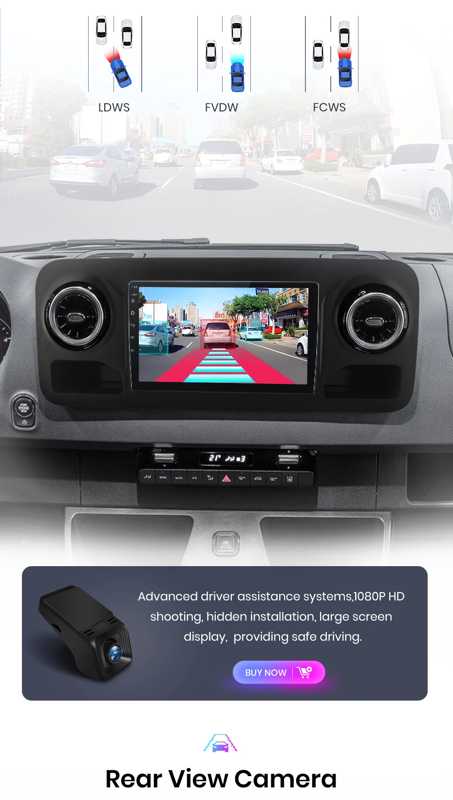 Junsun carplay android auto autoradio für mercedes-benz sprinter 2006-2018 gps intelligente systeme tereo multimedia autoradio – Detail 15