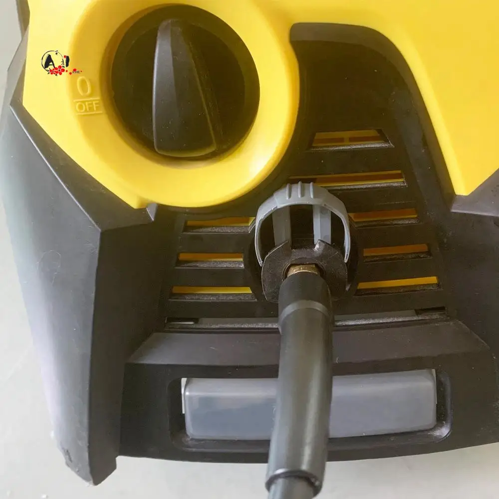 A10E-Yellow & Grey For Karcher K2 K3 K7 Pressure Washer Trigger & Hose Replacement C Clip Clamp For Hose To Machine