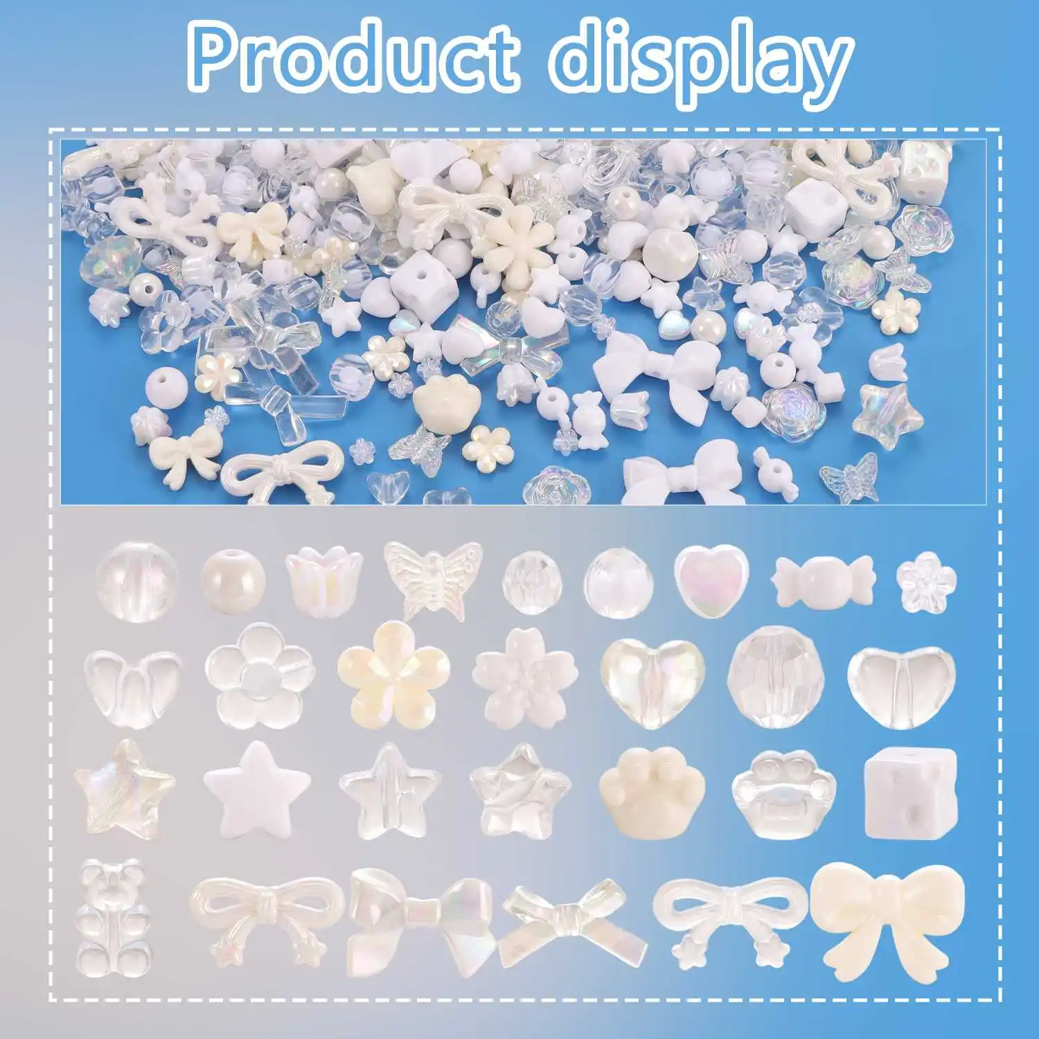 1 beutel Mischen Stil Candy Farbe Acryl Perlen Für DIY Handgemachte Armband Schmuck Machen Telefon Kette Zubehör