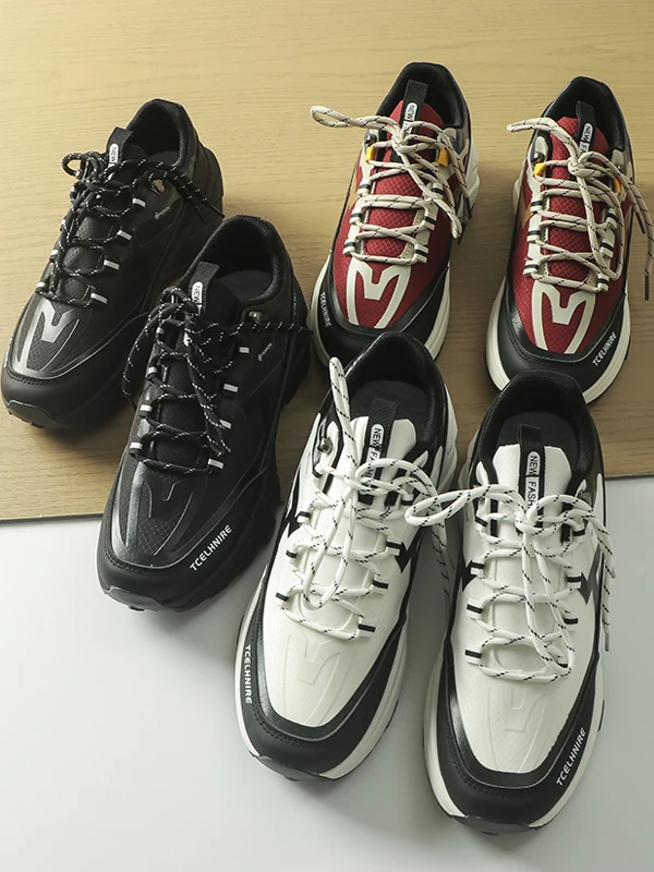 

Men's Spring Summer New Sport Shoes Breathable Casual Hiking Mountain Climbing Thick Bottom Leisure Fashion Shoes