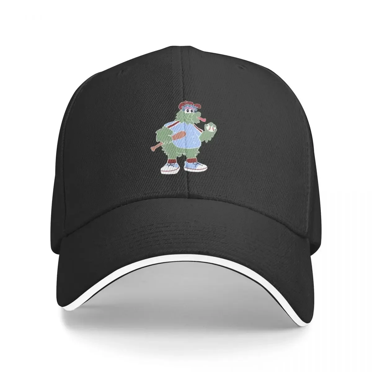 Philly Phanatic in Blue Jersey Cartoon Baseball Cap Sun Cap dad hat Fishing cap Woman Men's