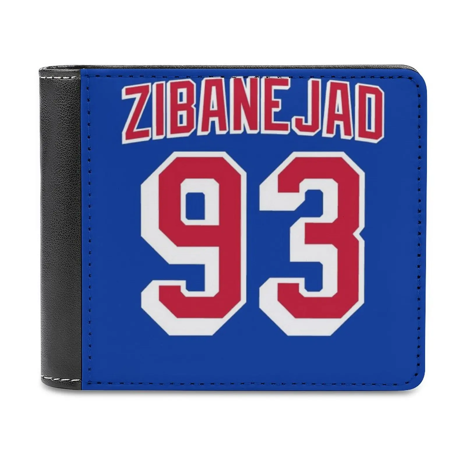 

Mika Zibanejad Home Jersey Back Phone Case New Men Wallets Pu Leather Men Purse High Quality Male Wallet National Hockey League