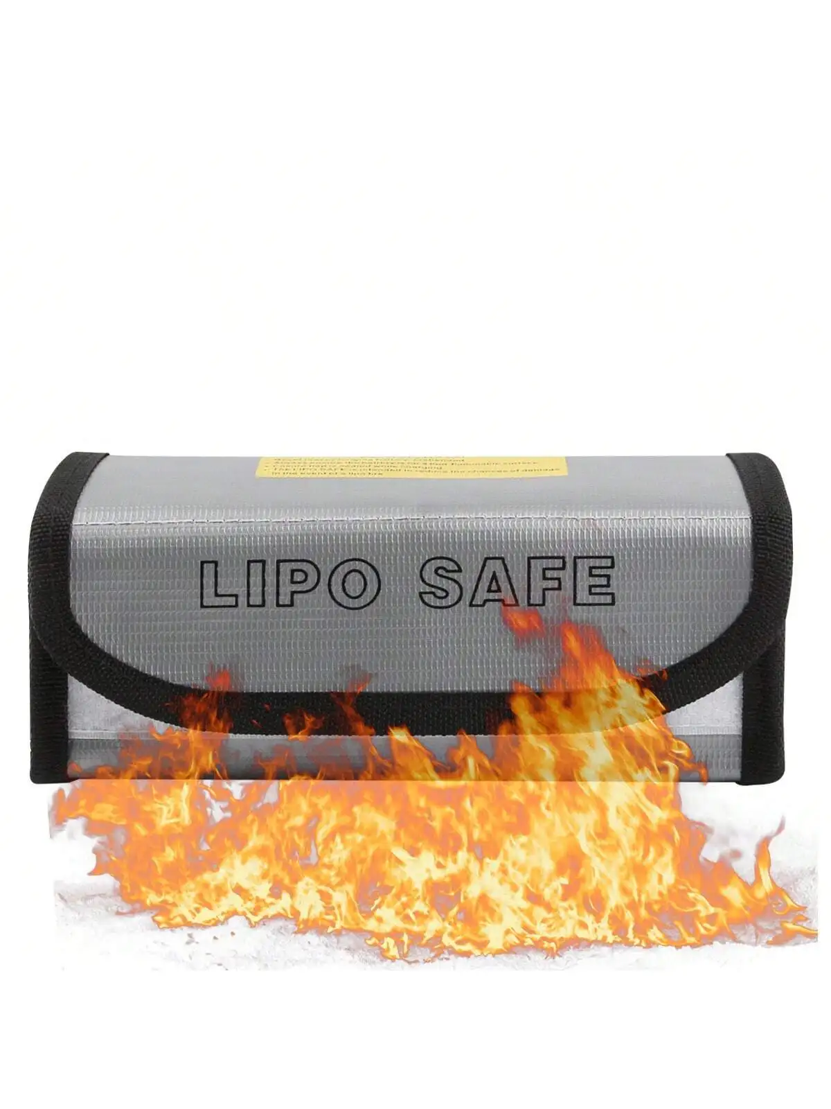 Lithium battery explosion-proof bag 185x75x60MM fireproof  flame-retardant  high-temperature resistant model charging  safe