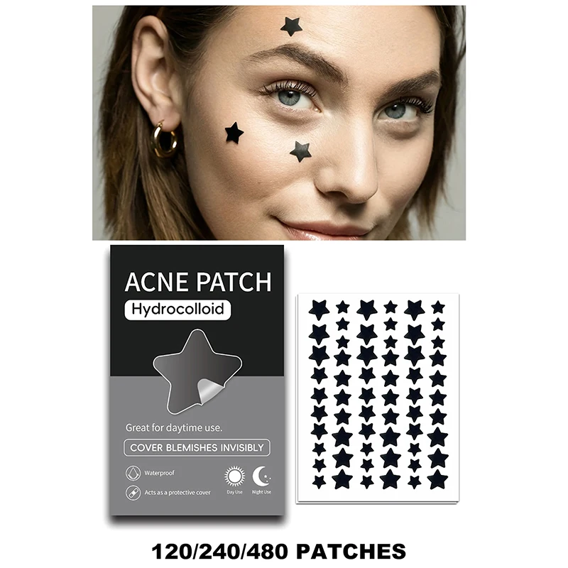 Adesivo patch per brufoli per l'acne Trattamento impermeabile per l'acne Strumento per la rimozione dei brufoli Maschera per il viso Cura della pelle Brufolo nascosto