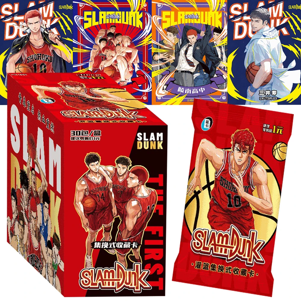 

Original Slam Dunk Collection Cards Anime Figure Sakuragi Hanamichi Haruko Akagi High-quality Nano Relief Cards Kids Gifts Toys