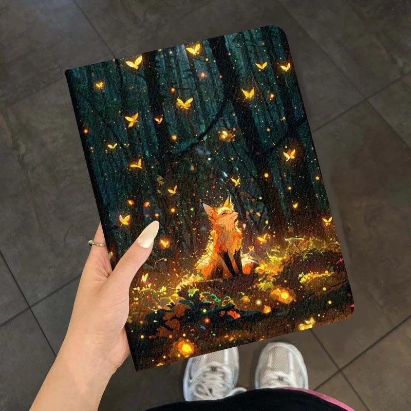 Fox شعبية لطيف الفن لسامسونج غالاكسي تاب A7 A A8 A9 A11 S6 S11 10.1 10.4 10.5 بوصة لايت زائد اللوحي