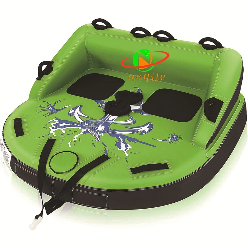 Factory Spot Goods  Inflatable Towable Sofa  Motorboat Towing the Water Drag Sofa  Inflatable Two Back Pull