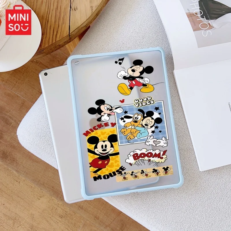 

Мино Дисней Синий чехол для iPad с Микки Маусом, подходит для iPad Pro 6/M4, Air3/5, Mini6, iPad 6/10,8,3/9,7/10,5/12,9/10,9/11 дюймов