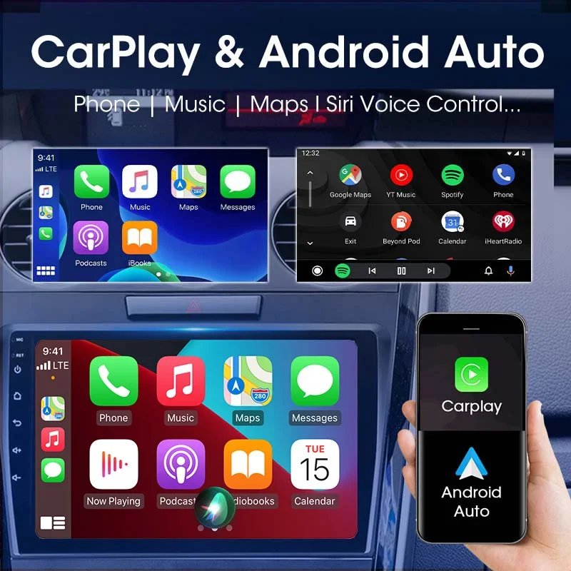 Android 12 Carplay for Mazda 3 2004-2009 Car Radio with BOSE Multimedia Player 2 Din Stereo Autoradio Navegador Audio Head Unit