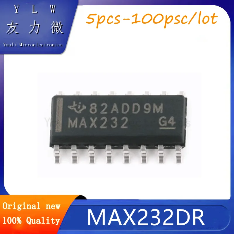 MAX232DR MAX232IDR MAX232 MAX232I SOP-16 New Original Import Hot Sale