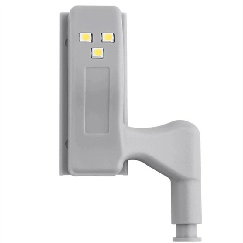 Cabinet Hinge LED Lights Touch Battery Universal Kitchen door light Wardrobe Closet Smart Bedroom Night Inner Sensor  10Pcs