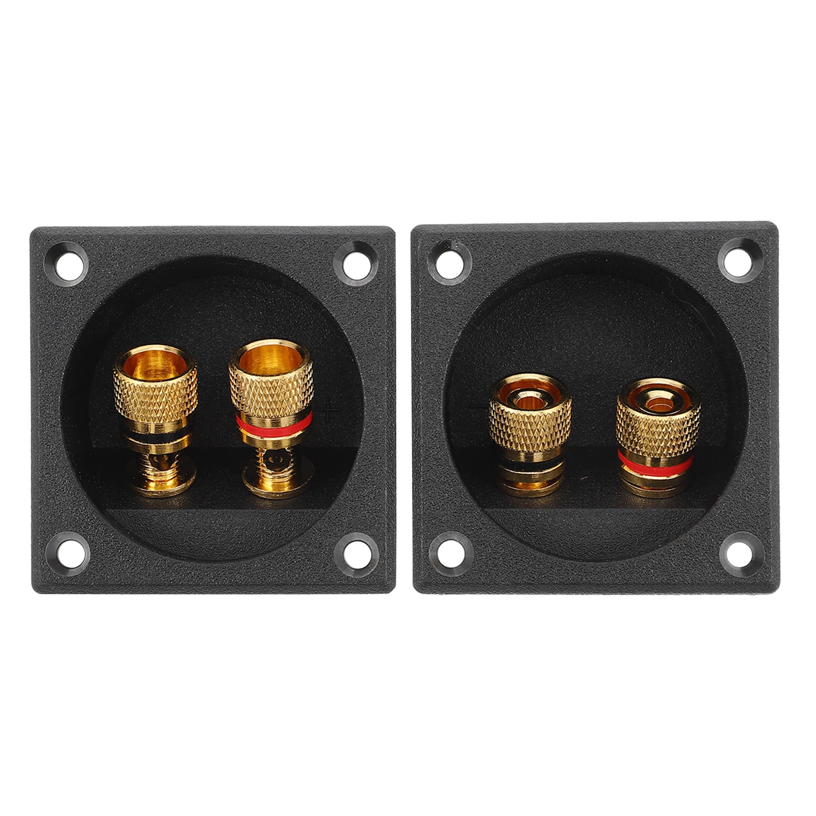 2 Pcs Speaker Junction Box The Plug Banana Jack and Plugs Copper Binding Post Prv 65 Speakers Accessories