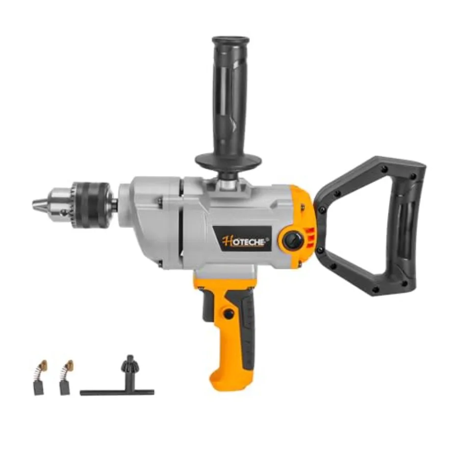 

9.2-Amp Electric Drill 5/8-Inch Chuck with Spade Handle and Extra Side Handle