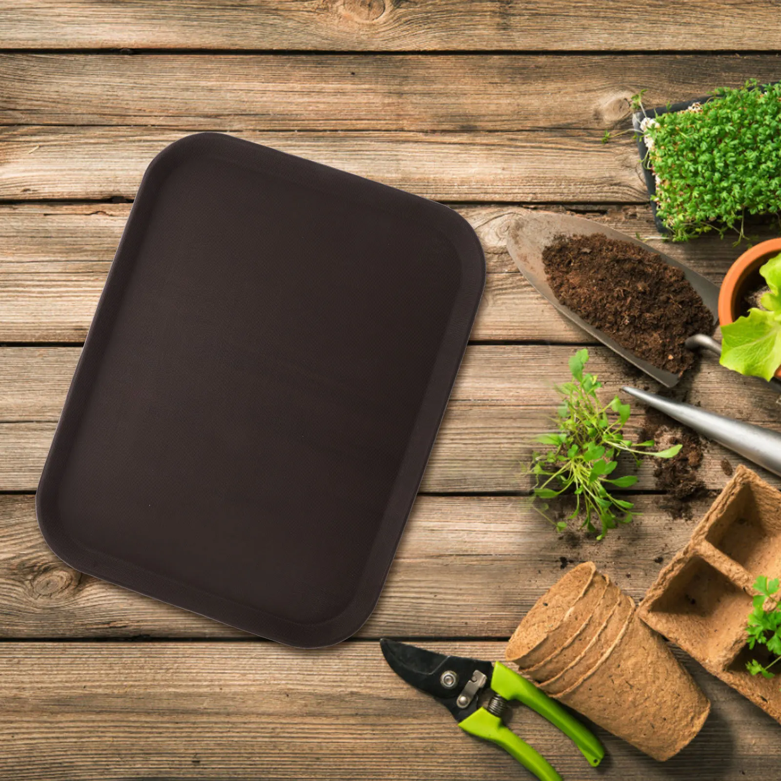 

Large Capacity Plastic Shoe Tray Multi-Functional Non-Slip Boot Storage Mat for Entryway Hallway Car Trunk Sundries Organizer