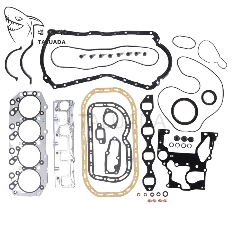 

For 4JB1 4JB1T Overhaul Gasket Set Bobcat 843 853 1213 960 2060 2070 Kobelco DH55 SK60-3 SK70SR SK75 Excavator