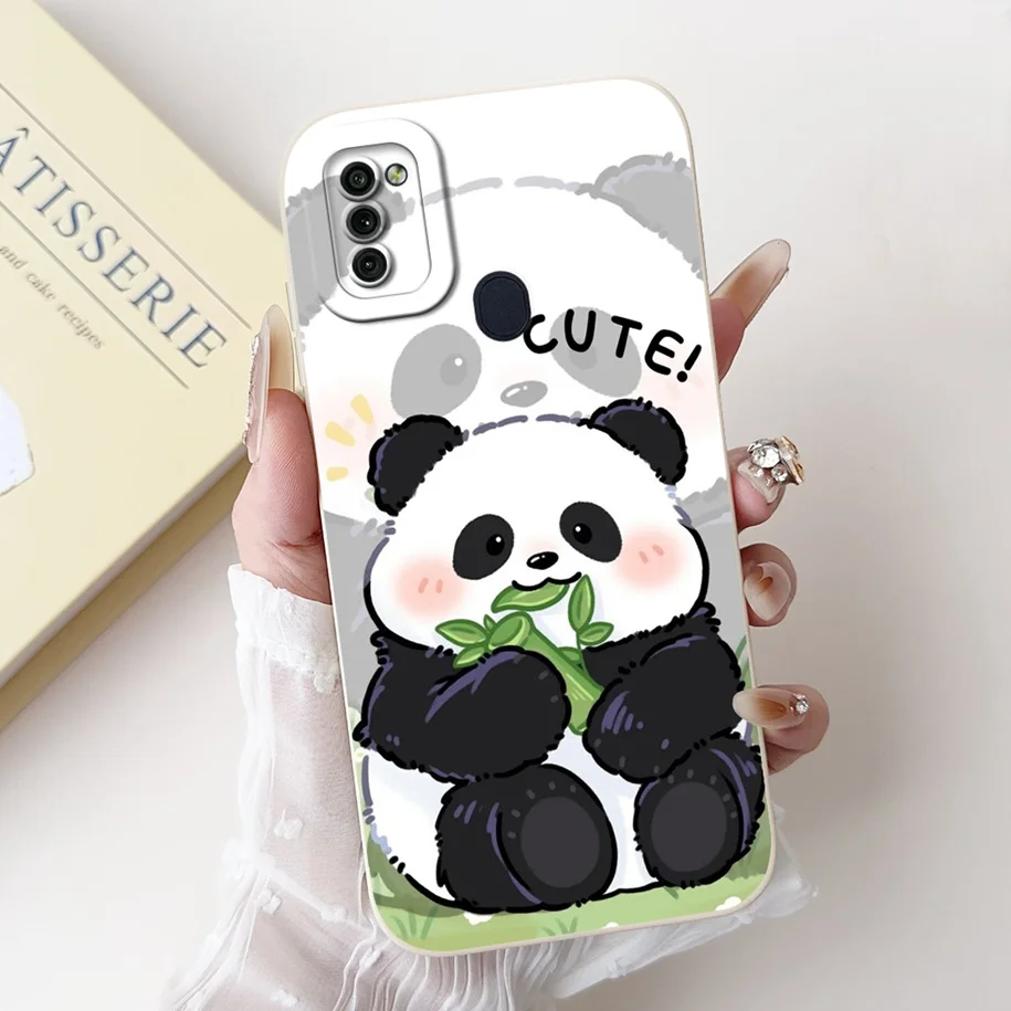 For Samsung Galaxy A11 Case SM-A115F Fashion Flower Square Silicone Soft Back Cover on Samsung A11 M11 GalaxyA11 Funda A 11 Capa image 2