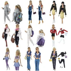Handmade BABI CLOTHES Leather Clothing Outfit Overcoat for 11.5 inch 30cm Doll bjd clothes Many Style Gifts for doll accessories