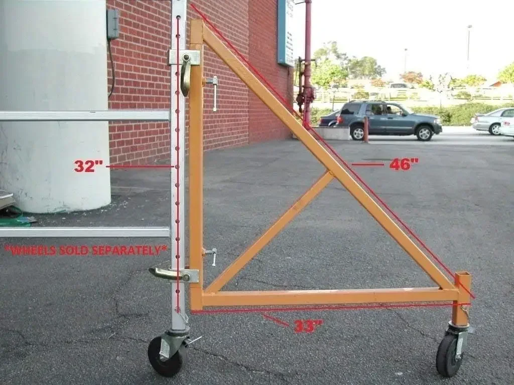 Scaffold Multipurpose 18ft. Maxi Square Triple Baker-Style Scaffold Tower Package - 1,000-Lb. Capacity, Model# 3MFS