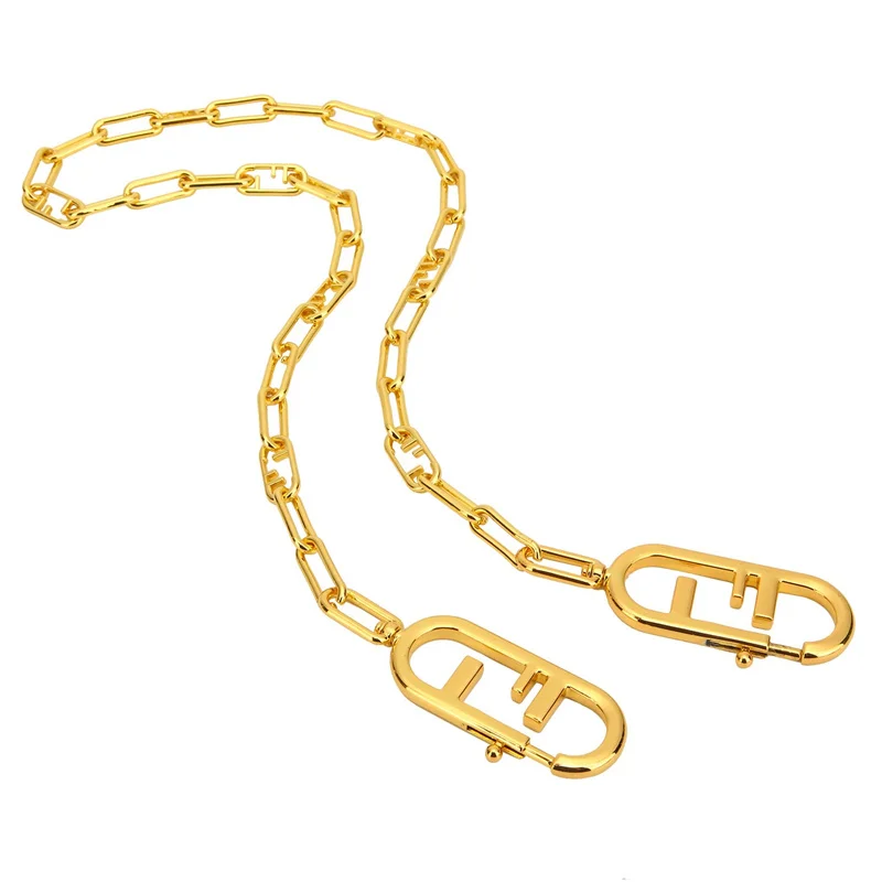HOLIN 60cm-120cm DIY Alloy Chain Strap Handbag Chains Accessories Purse Straps Shoulder Cross Body Replacement Straps Bag Chain