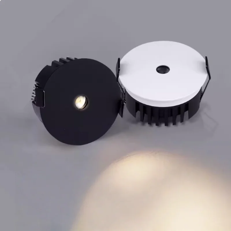 Embedded flat micro-hole cross-lighting ceiling lamp for living room and bedroom, eye-friendly, without main light source