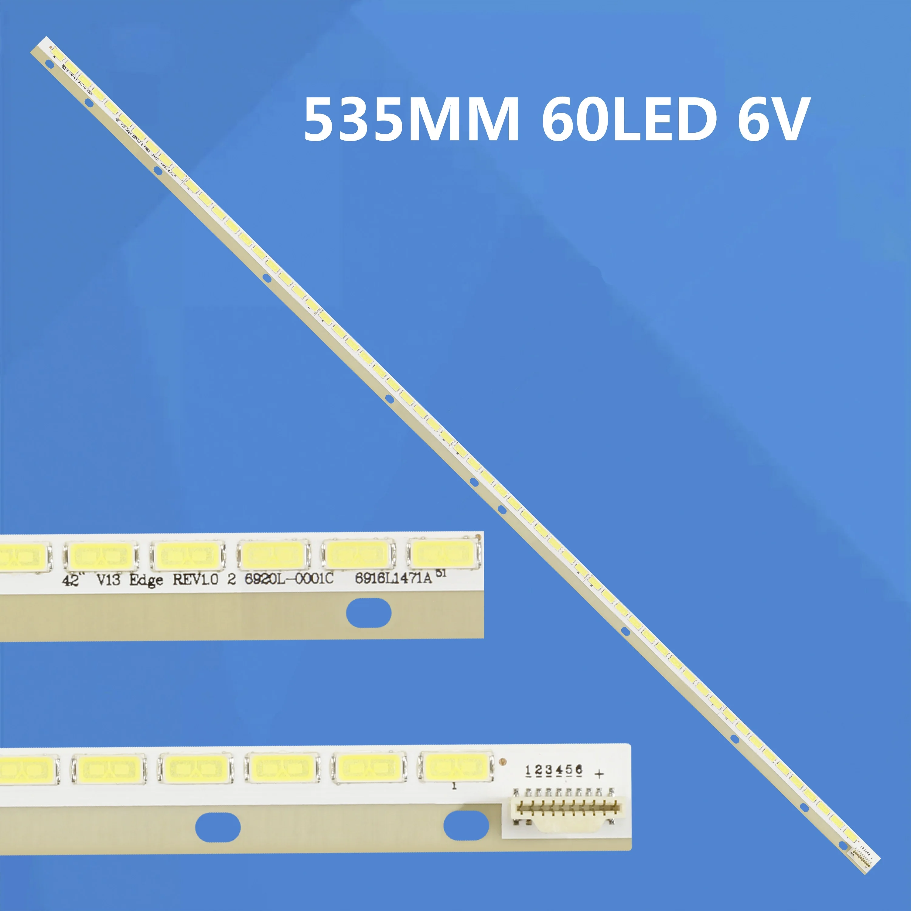 Batang LED 60LED untuk LC420EUN SF F1 F3 42LA640S 42LA640V 42LA643V 42LA644V 42LA645V 42GA6400 42 VLE 983 BL 42 VLE 9474 WL