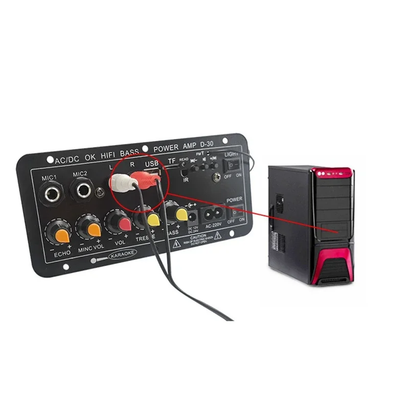 Scheda amplificatore Scheda amplificatore stereo Bluetooth digitale Scheda amplificatore per auto Audio Bluetooth Spina europea