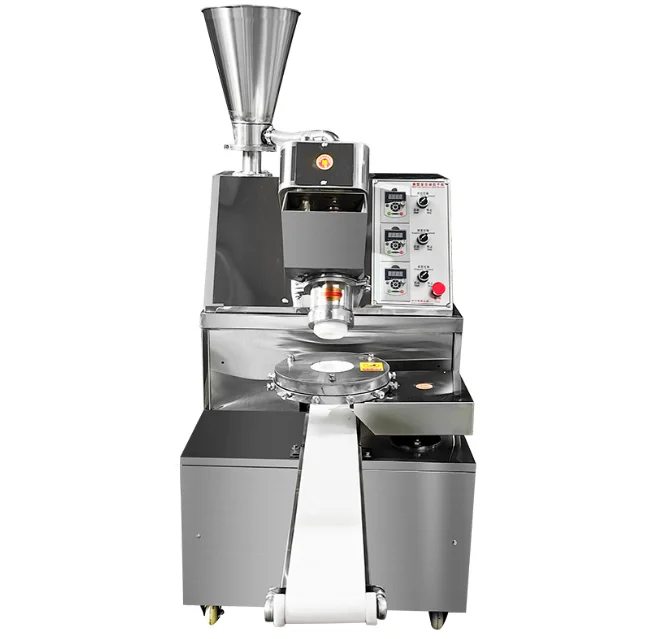 -For Small  Stainless Steel Semi-Automatic Dough Momos Machine 60pcs/Min 1200W High Efficiency New High Productivity Restaurant^