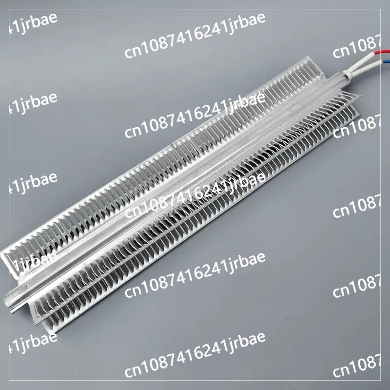 Single-head dual-power X-type aluminum finned heating tube rapid heat dissipation heating element 350mm 1000W