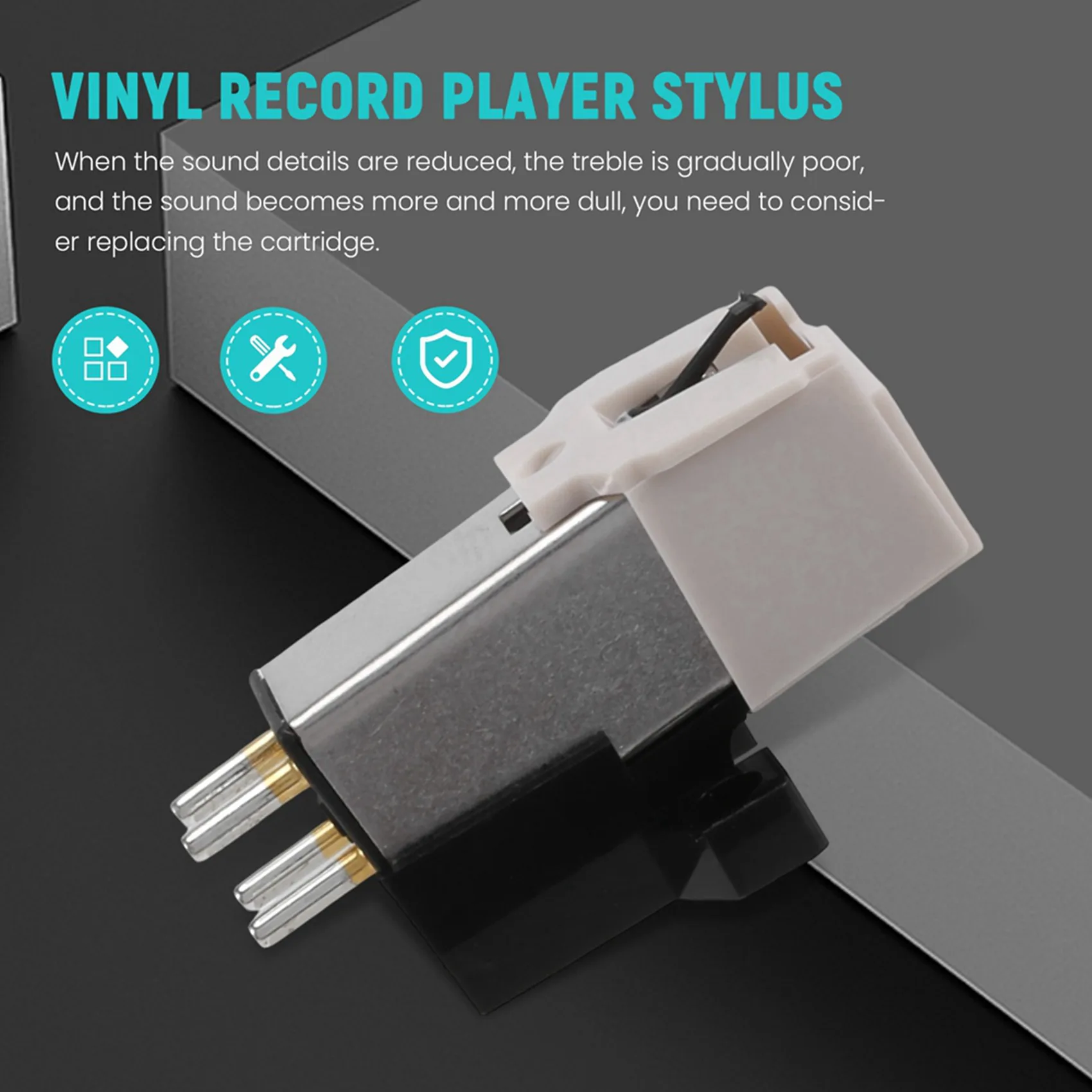 【SURPISE】AT3600L Magnetic Stylus LP Vinyl Record Player Needle For Turntable Phonograph Platenspeler Records Player 10PCS