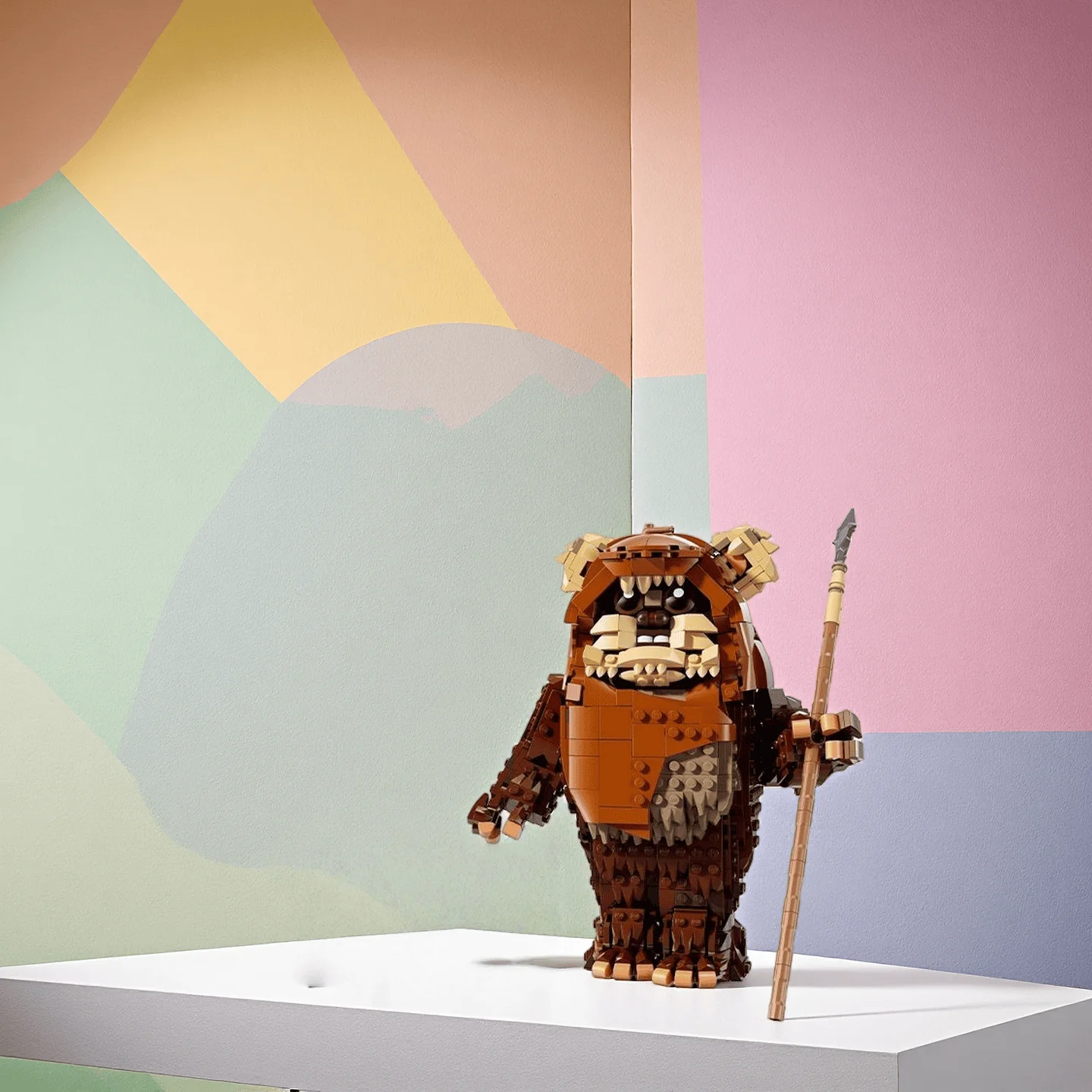 

Новинка 2026: Конструктор MOC «Коричневый воин из джунглей Уикетт» для домашнего декора, модель из строительных блоков, развивающая игрушка, версия для взрослых