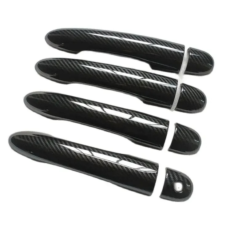 

For Renault Megane 2 ii MK2 Accessories Door Handle Cover trim handles covers plastic Imitation carbon fiber