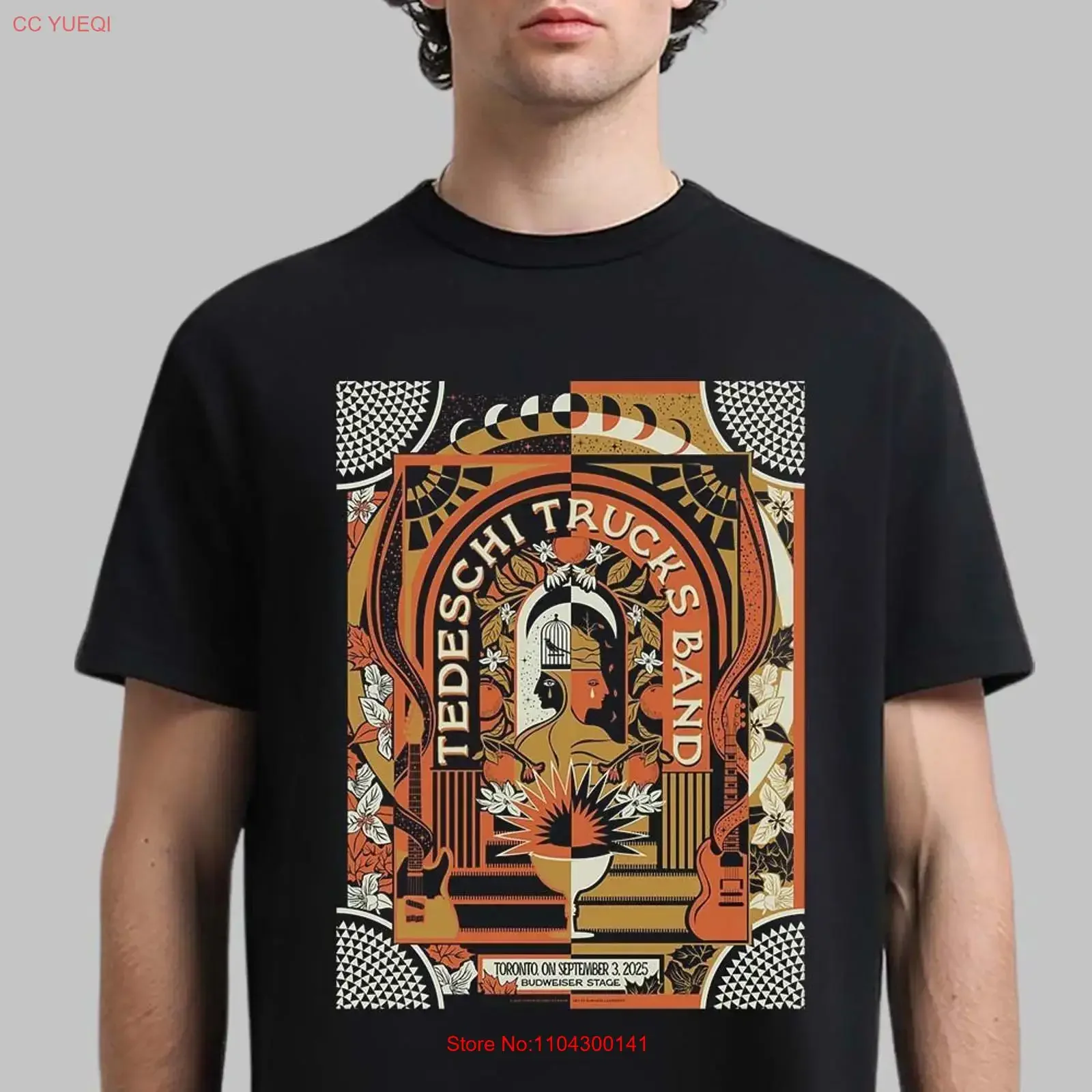Tedeschi Trucks Band Toronto ON 932025 Tour T Shirt Budweiser Stage vintage Washed homme Top For Everyday Wear graphic Stylish