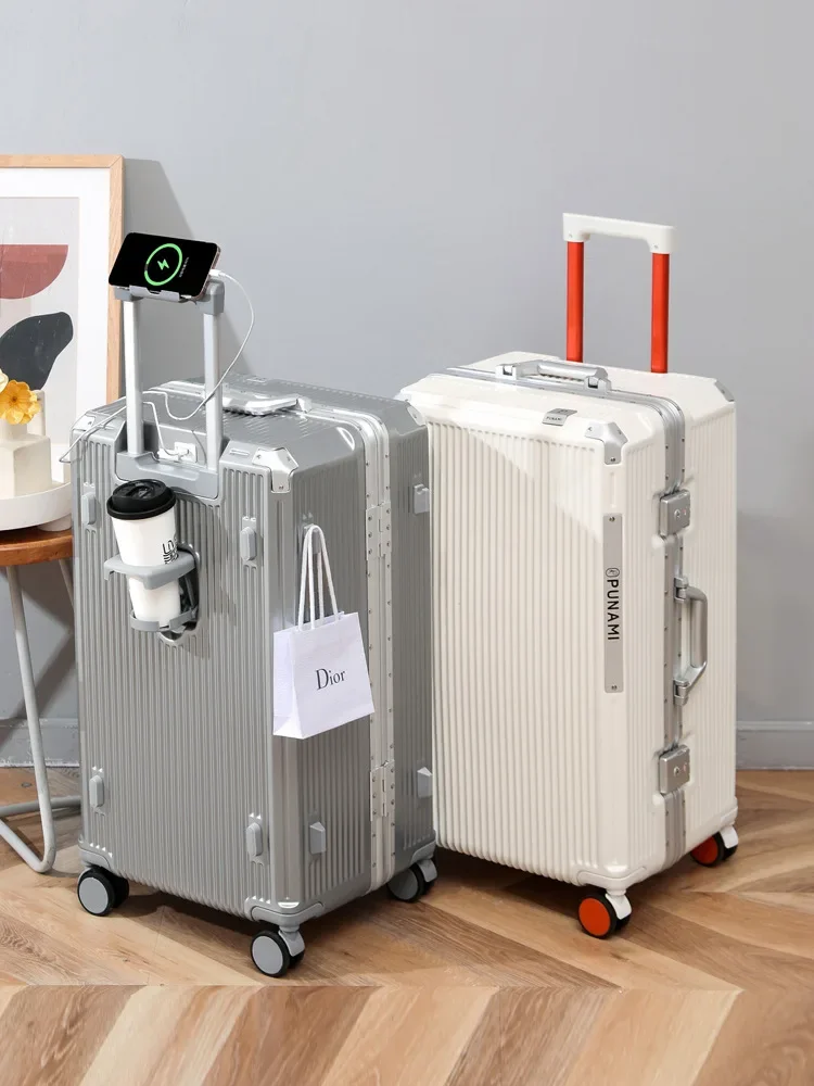 Caixa de bagagem para mulheres 2024 20 26 polegadas nova mala de viagem de grande capacidade resistente e durável mala de bagagem masculina