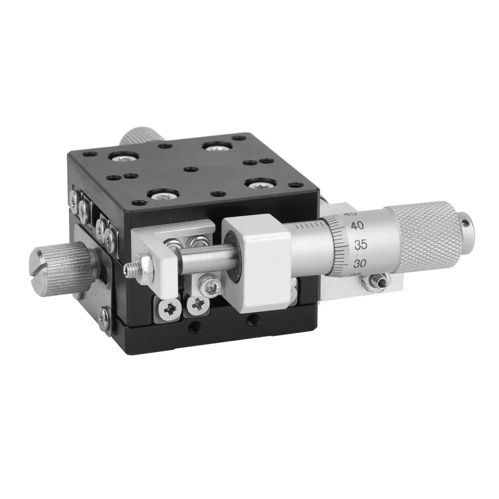 XY Axes 40x40mm LY40-CM Stage Linear Ball  Precision Manual Displacement  Linear Stage Trimming