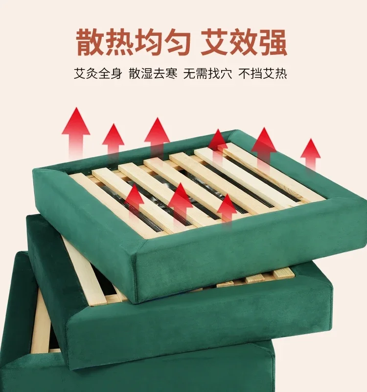 Solid Wood  Bed Upgraded New Large Area Moxibustion Store Beauty Salon Dedicated Home Moxibustion Box Whole Body Moxibustion