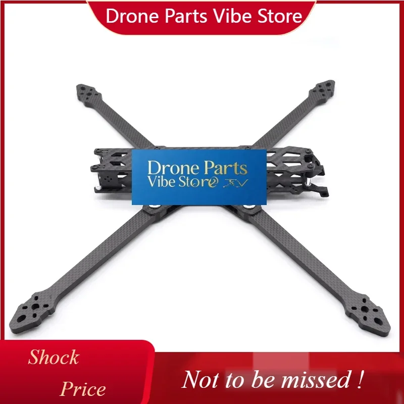 

DParts1LX10 V2 10inch Fold Carbon Fiber Frame Wheelbase 405mm Thickness Arm 7.0mm For 3115 Motor FPV Super Long Range Drones Par