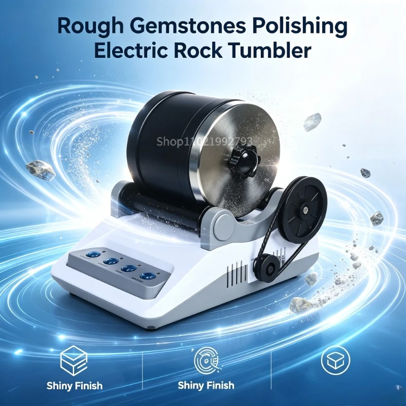 DIY Rock Polishing Machine Complete Accessory Set for Family Interactive Craft Project