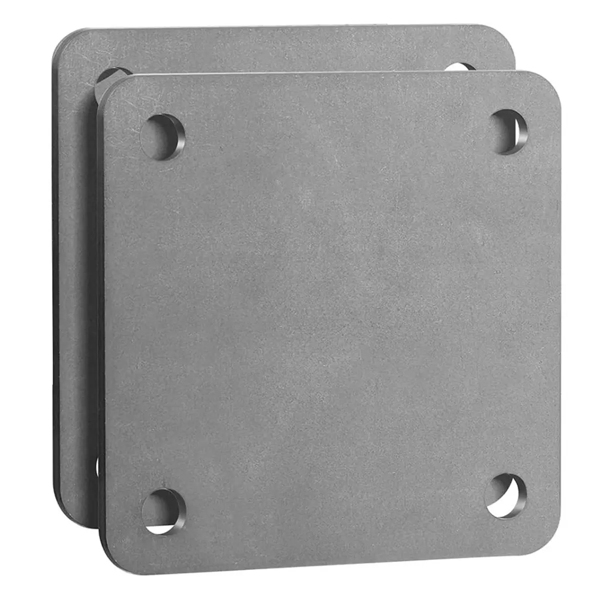 Budget-Friendly-2 Pcs Laser Cutting Flange Blank Square Circular Weldable Carbon Steel A36 High Hardness Hardware Flange