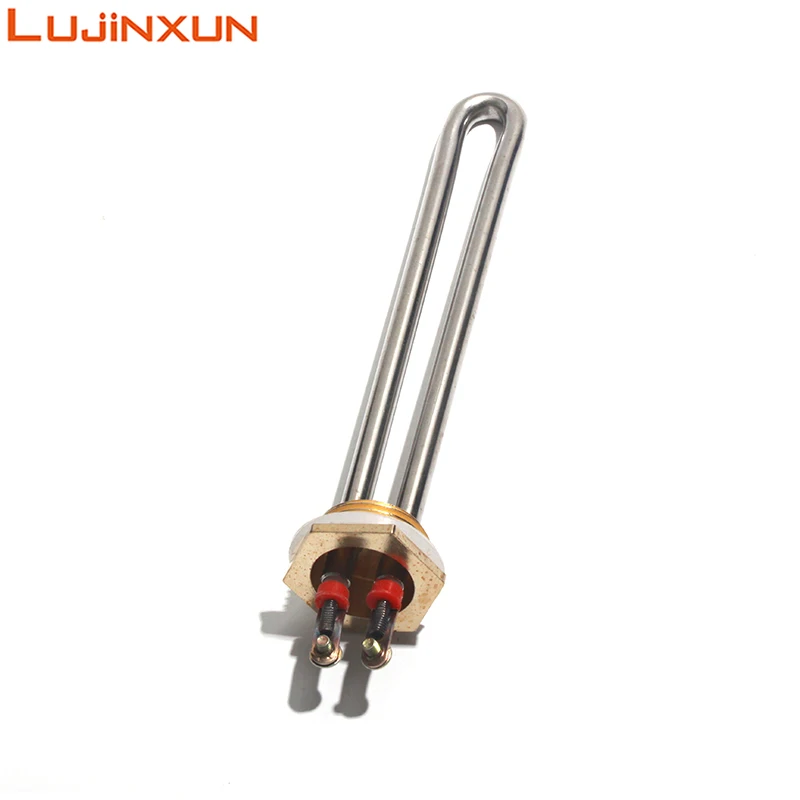 LUJINXUN DN25 1.0" Elektryczny element grzejny do podgrzewacza wody, grzałka do bojlera 110V/220V, grzejniki typu U, 700W/1000W/1500W, 1 szt.