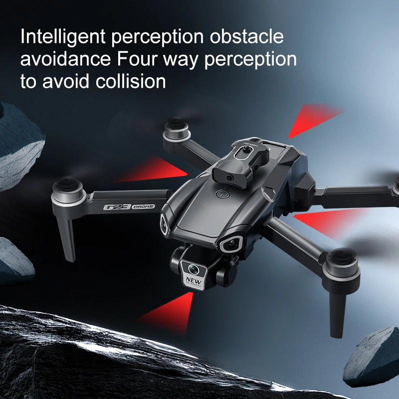 Mini 8K Drone RC Quadcopter Remote Control Toys Professional FPV Drone with 4k Camera  With Screen Helicopter Obstacle Avoidance