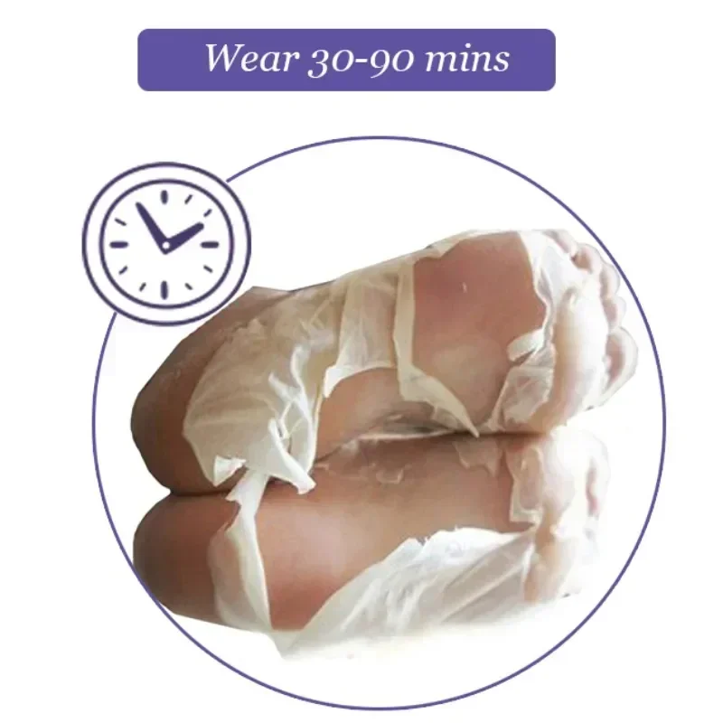 1 Paar Peeling Fuß maske Haut Peeling tote Füße Baby Fuß maske Socken Einweichen Pediküre Fersen creme Kallus entferner Pediküre