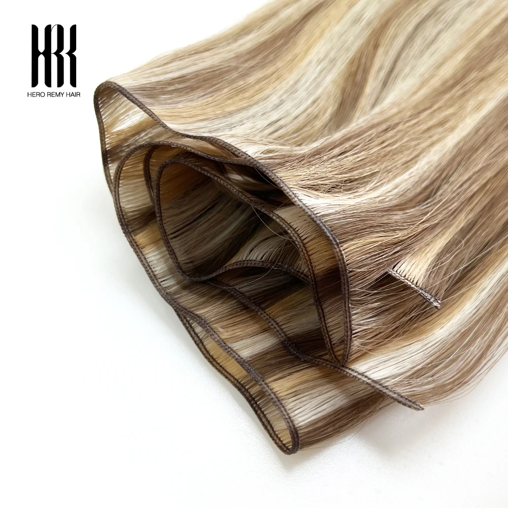 بطل ريمي الشعر عبقرية لحمة ريال ريمي شعر مستعار بشري طبيعي مستقيم فليكس الشعر ينسج لحمة غير مرئية الشعر 16-24 بوصة 50 جرام